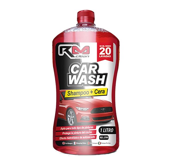 Shampoo car wash + cera cap. 1lt ( 6 )