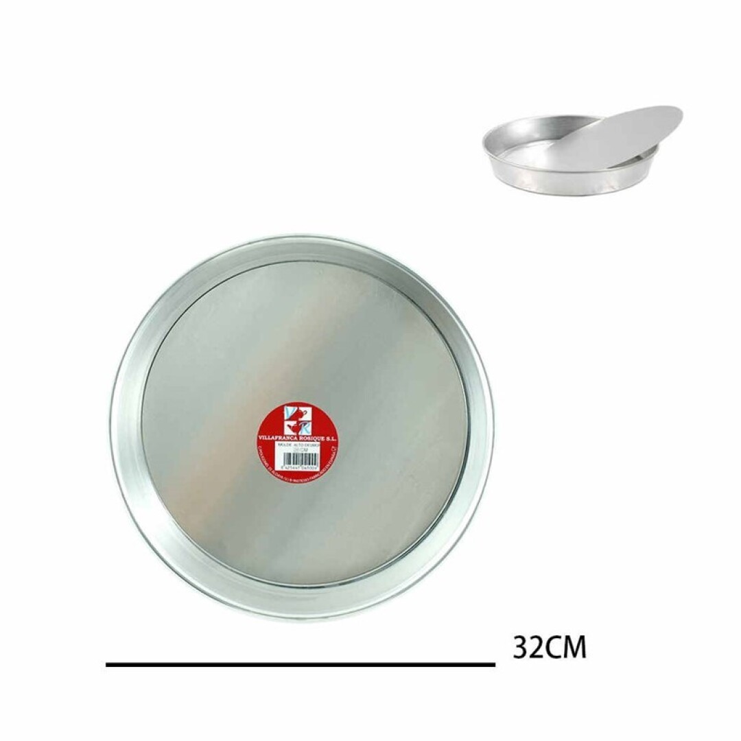 Molde alto base desmontable aluminio 32cm