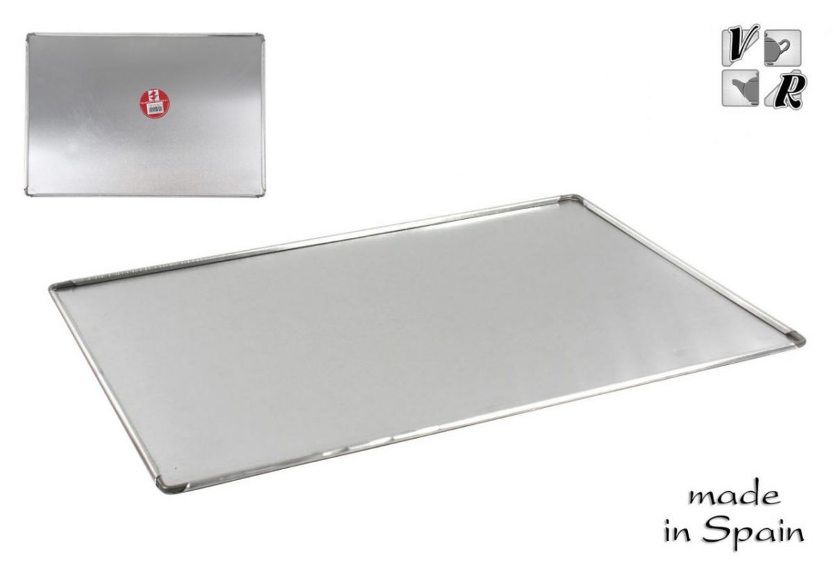 &bandeja rect. c/borde aluminio 44x31x0.