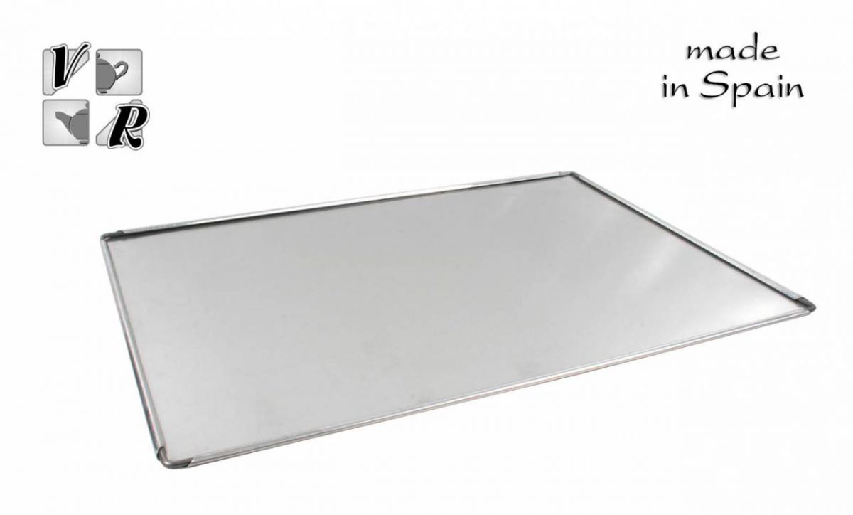 &bandeja rect. c/borde aluminio 48x34x0