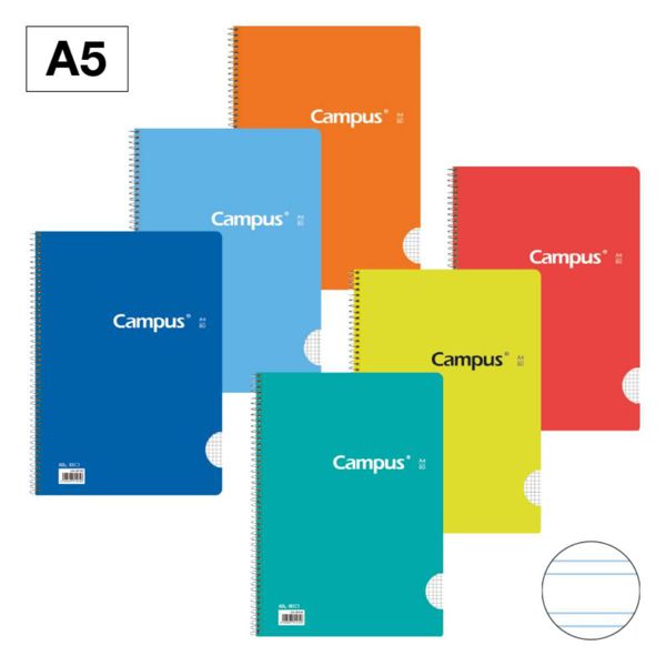 Bloc a5 80/h t. basica 60g 2r