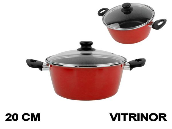 K2 rojo cacerola 20 t/v
