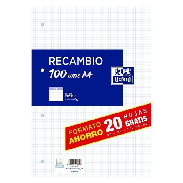 RECAMBIO OXFORD 80+20H 4x4 c/margen