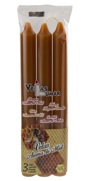 Pack 3 Velas Perf. Miel