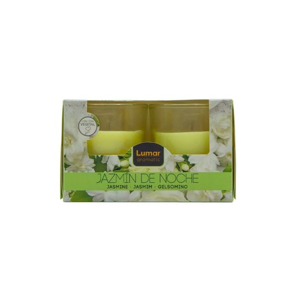 Caja 2 Vasos Perf. Lumar Aromatic Jazmin