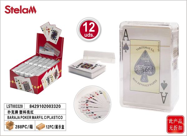 B.poker marfil c/plastico