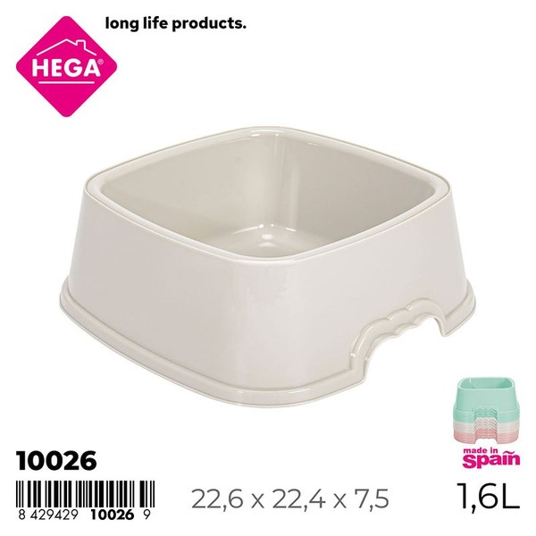 Comedero braco cuadrado 1.6l