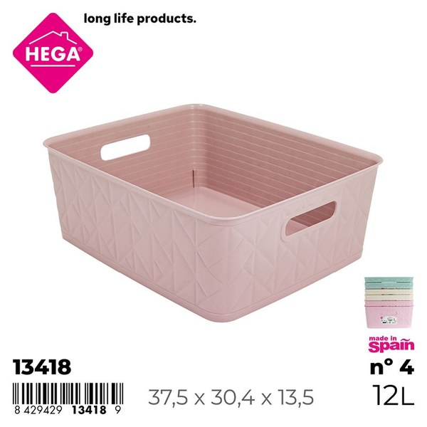 Cesta nº4 origami 12 l. surtido pastel