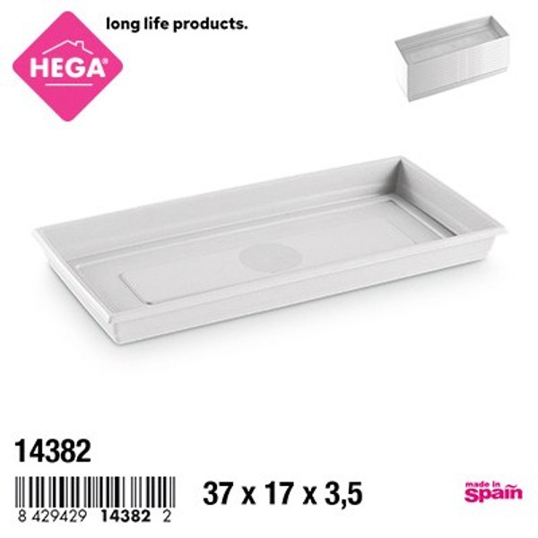 Plato lima lounge garden rectangular 37 cm.