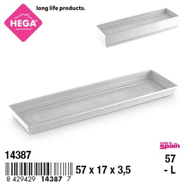 Plato lima lounge garden rectangular 56 cm.