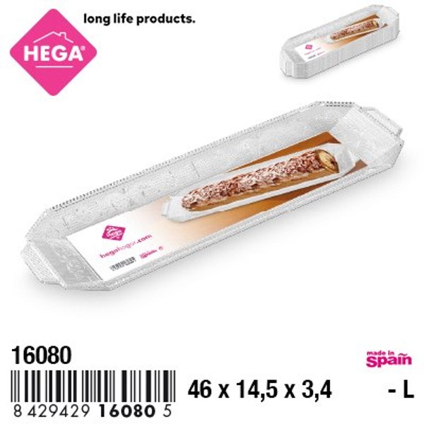Bandeja luxe rectangular 46cm