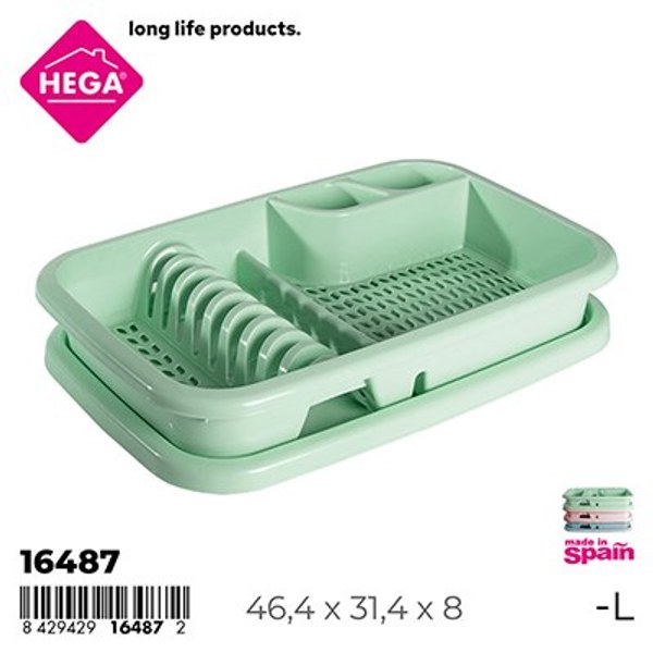 Escurreplatos mediano bandeja 46.4cm