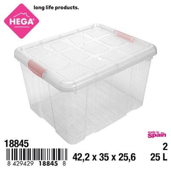 Caja n°2 new box con cierres 25 l.