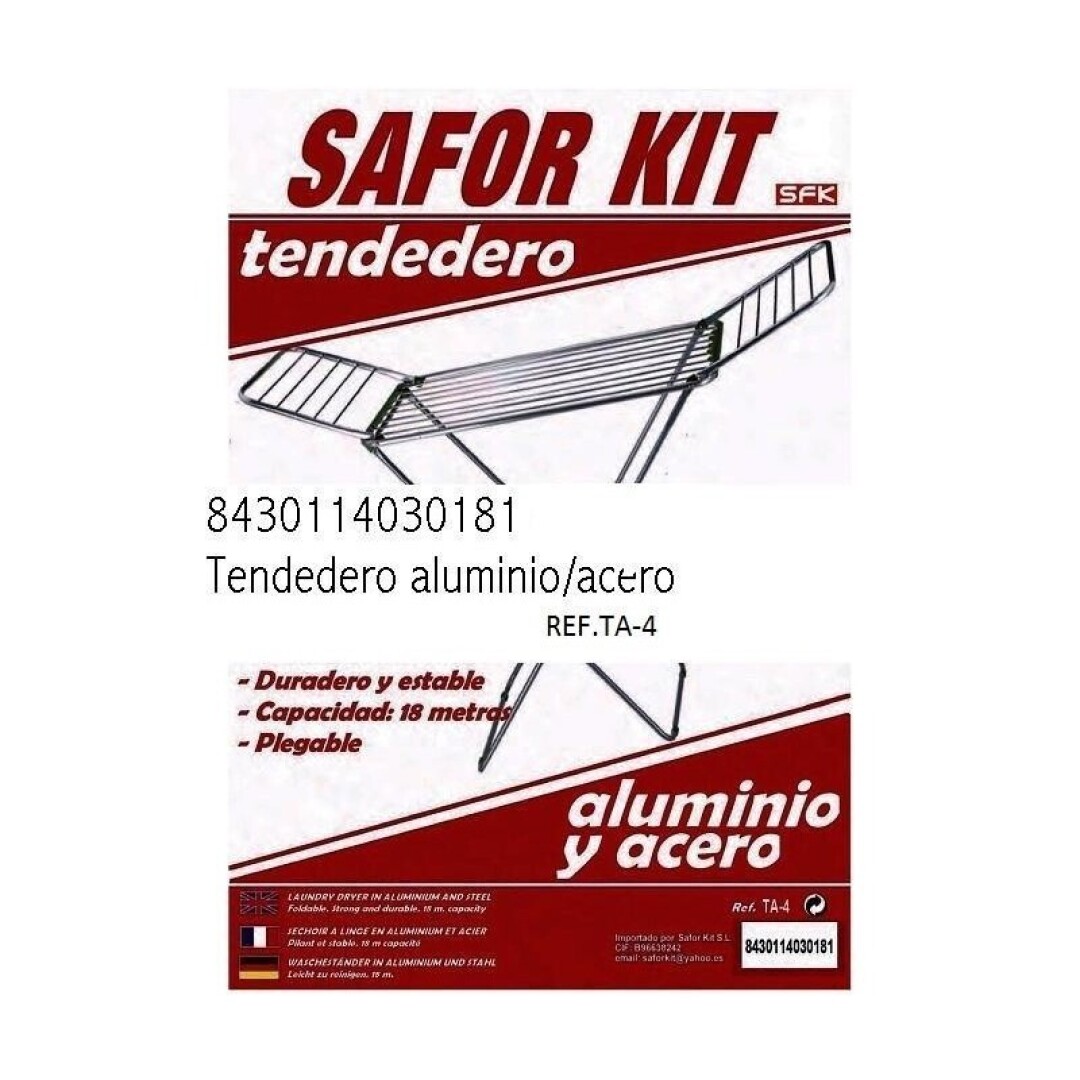 Tendedero aluminio/acero