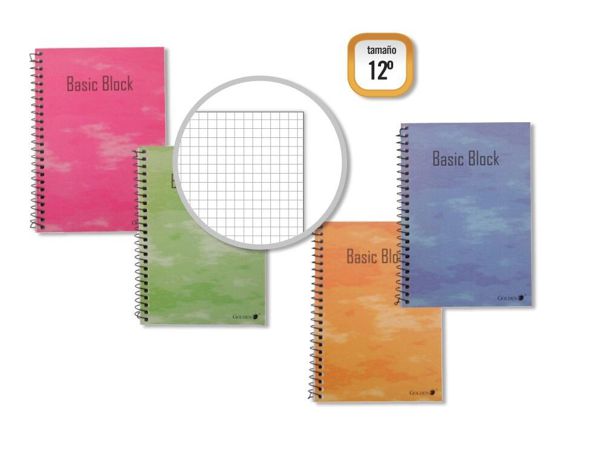 Golden cuaderno t.n.12 80h natural