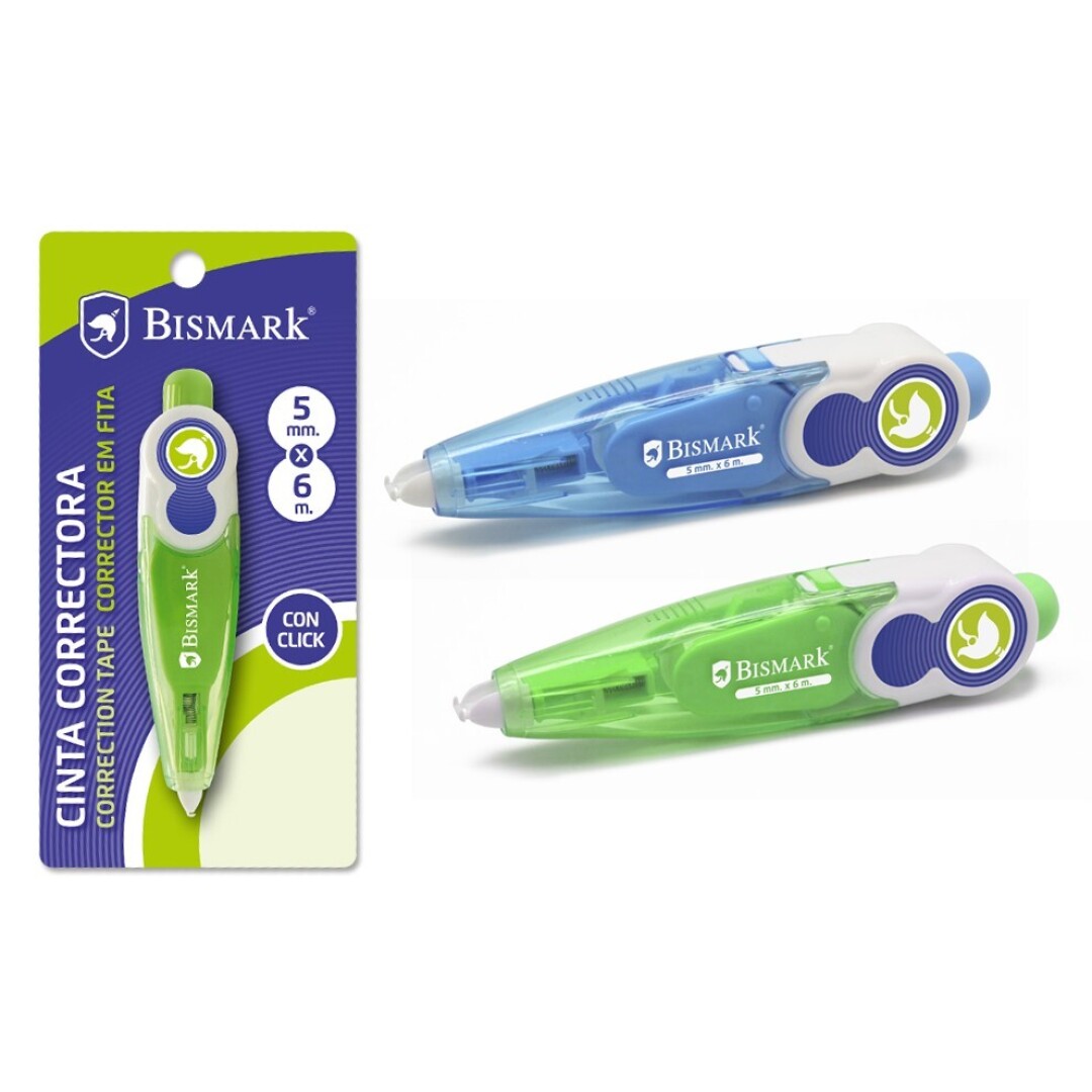 Cinta correctora bismark click click 5 mm x 6 m