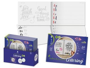 Cuaderno lettering a4 -32 hojas con espiral