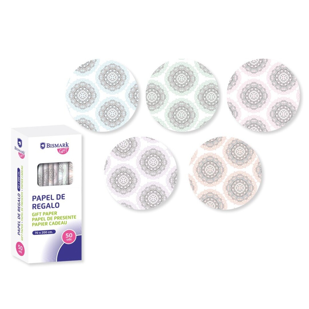 Papel de regalo mandalas 70x200