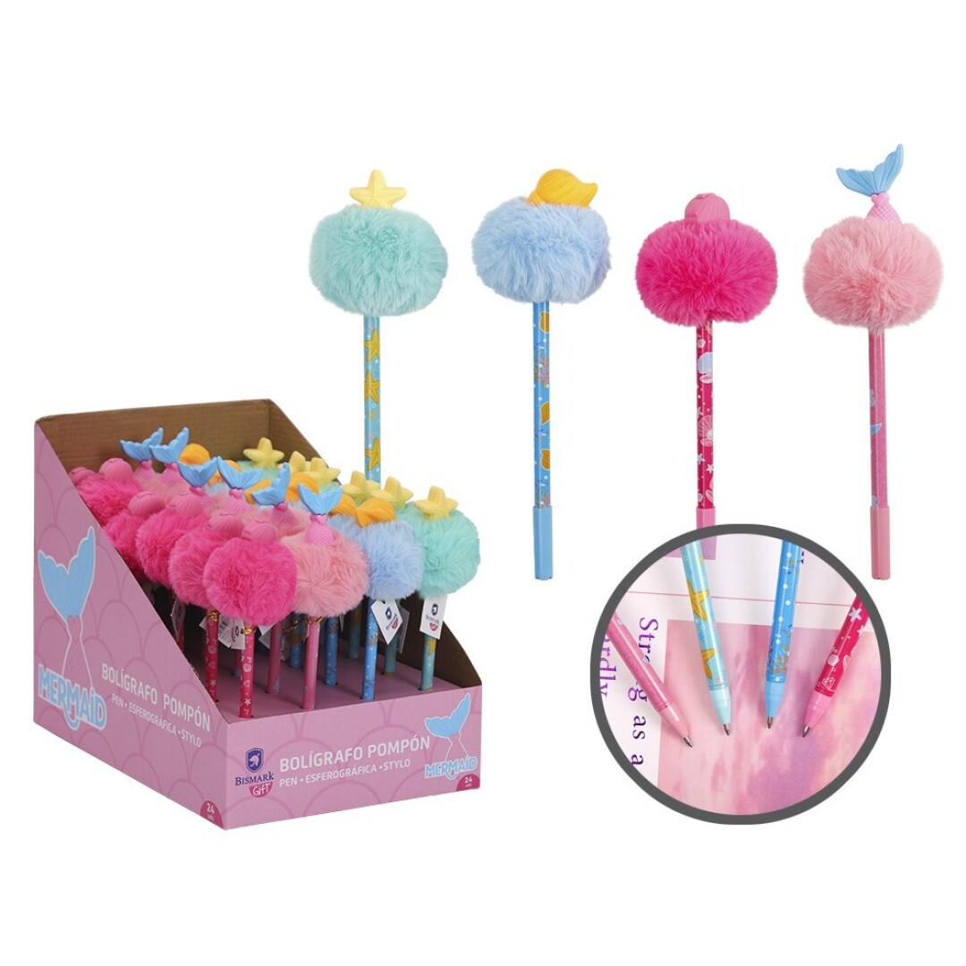 Boligrafo pompom ocean