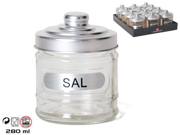 Salero cristal 280ml