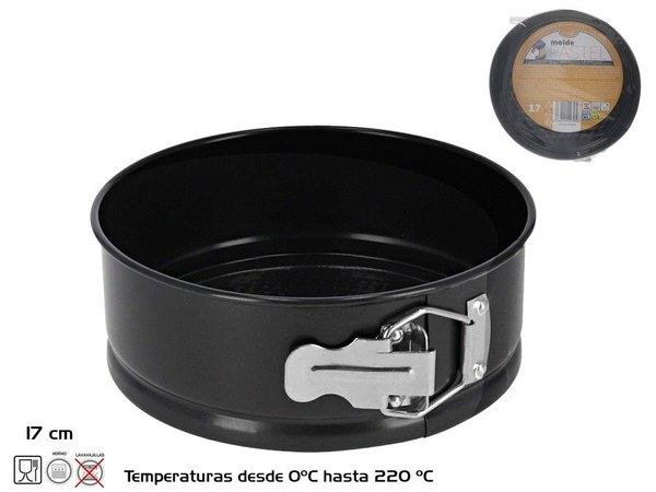 Molde pastel 213g 17cm acero