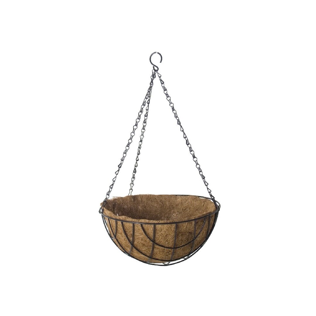 Macetero coco colgante 30.5x15x14 cm