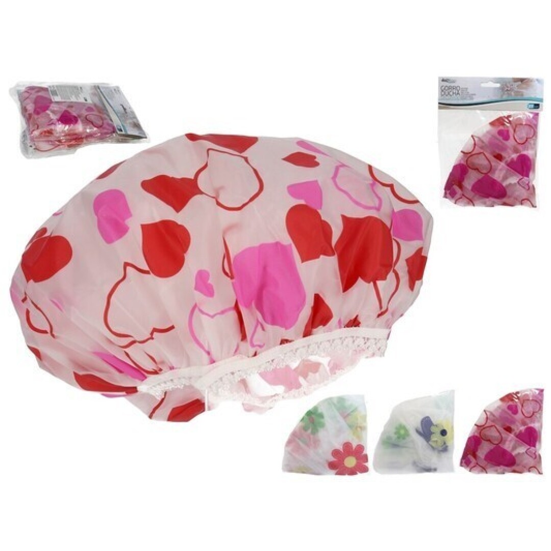 Gorro ducha 27 cm decorado - pvc