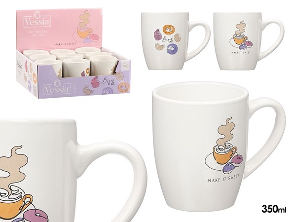 Taza porcelana make it sweet surt 2 350ml