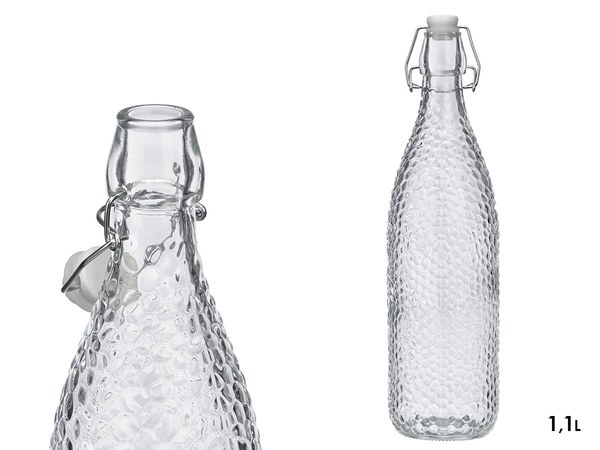 Botella relieve puntos 1,1l