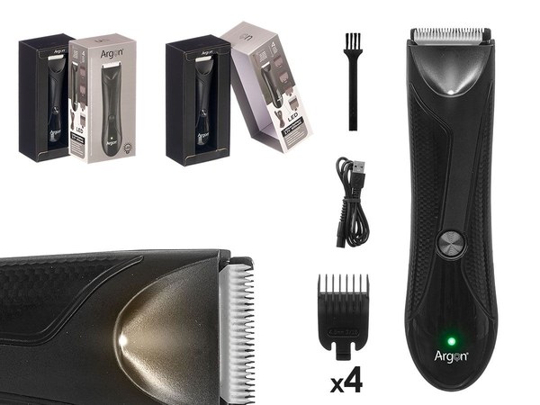 Recortadora 4 accesorios negra 600mah usb