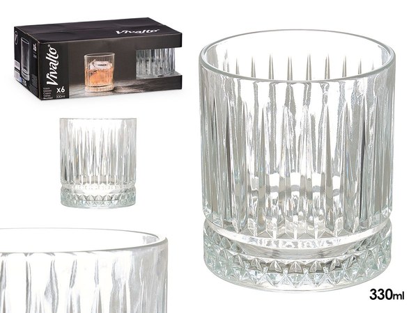 Vaso whisky pie 330ml