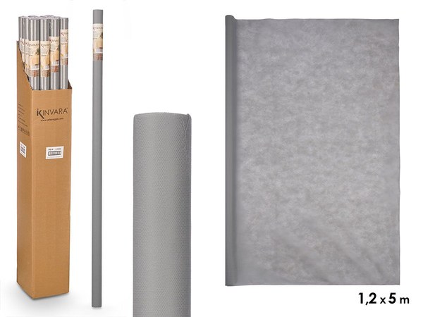 Mantel desechable 1,2x5m gris