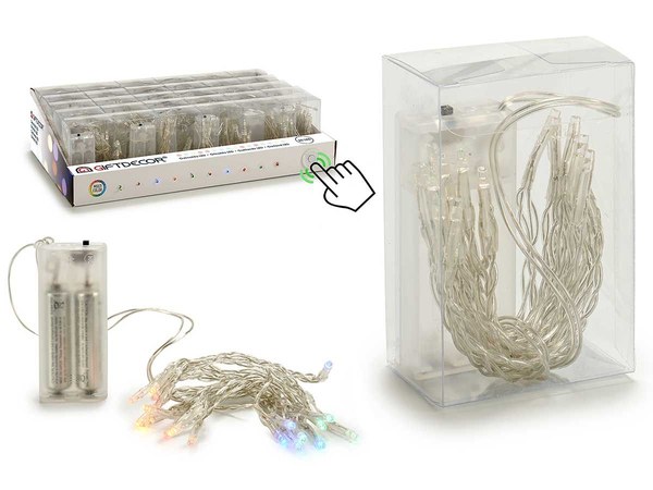 Tira 20 bombillas led multicolor