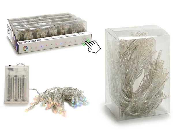 Tira 50 bombillas led multicolor