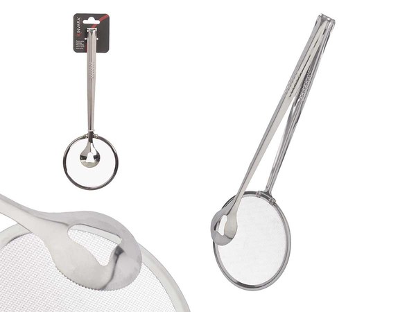 Pinza acero rejilla fritura
