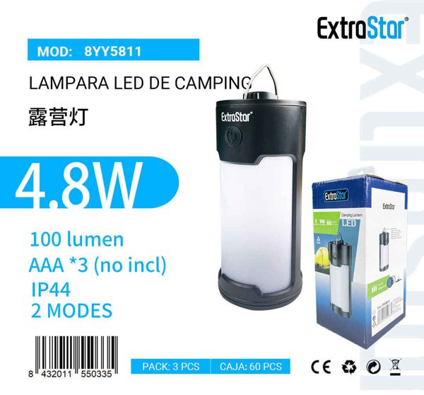 Lampara led camping 4.8w