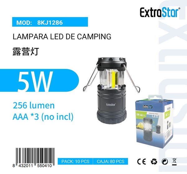 Lampara led de camping 5w