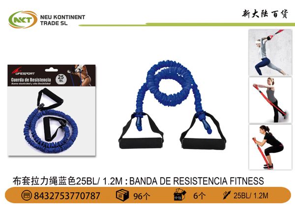 25bl 1.2m banda de resistencia fitness