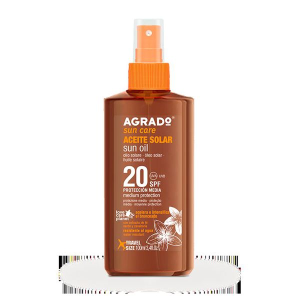 Agrado aceite solar spf50 100ml