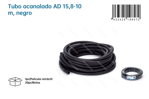 Tubo corrugado-OD15.8mm-ID12mm-10m