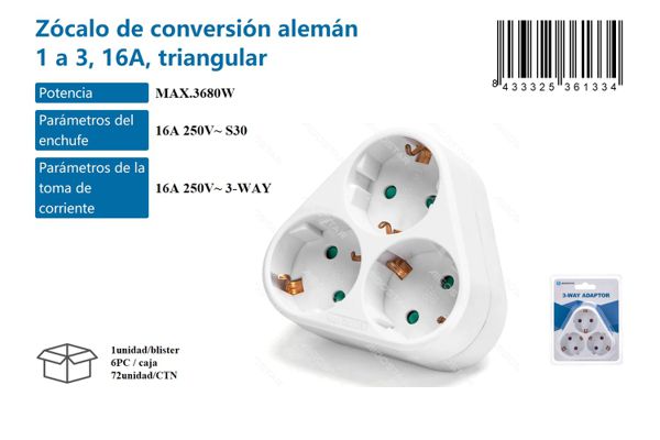 Toma de conversion aleman 1a3