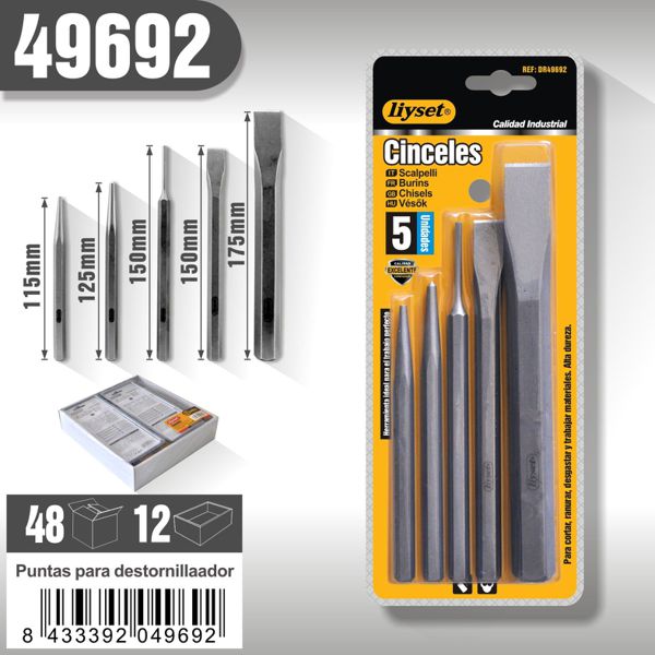 Cinceles 5pcs