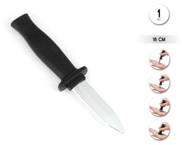 Cuchillo broma retractil