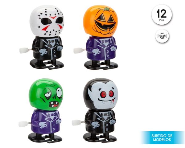 Surtido figuras halloween 12pc
