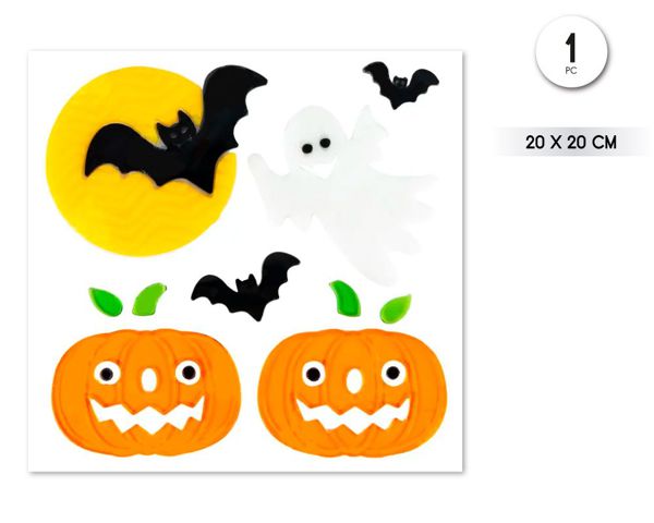 Pegatina gel calabaza