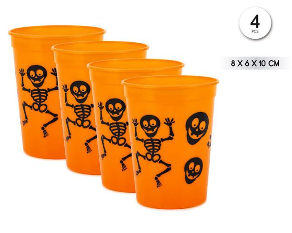 Vasos plastico hlw 4pc nar
