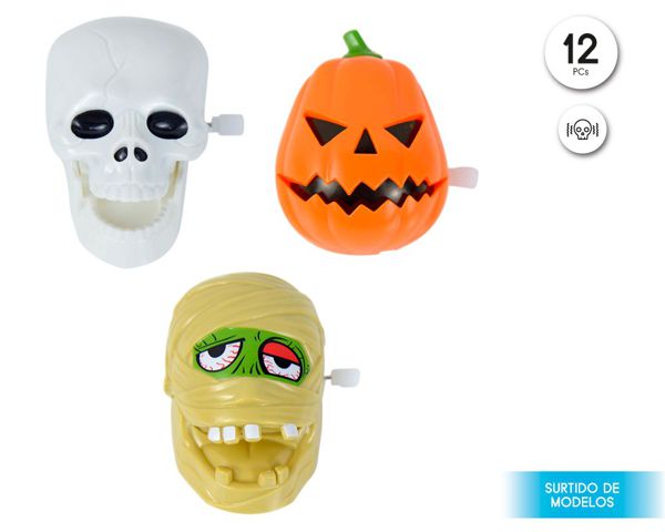 Surtido figuras halloween 12pc