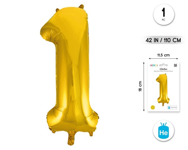 Globo foil 42"/110cm oro 1