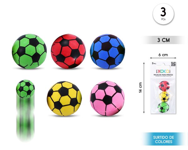 Pack pinata sport pelotas 3pc