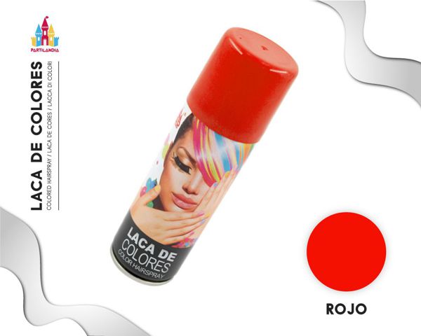 Laca Color Rojo 125 ml.